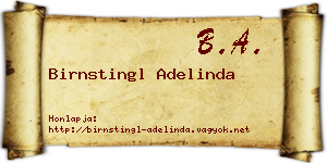 Birnstingl Adelinda névjegykártya